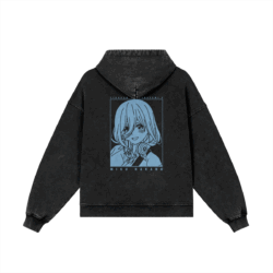 Miku Nakano Snow Washed Zip Hoodie