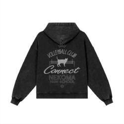 Nekoma Snow Washed Zip Hoodie