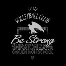 Shiratorizawa Back Art Preview Shiratorizawa Back Art Preview