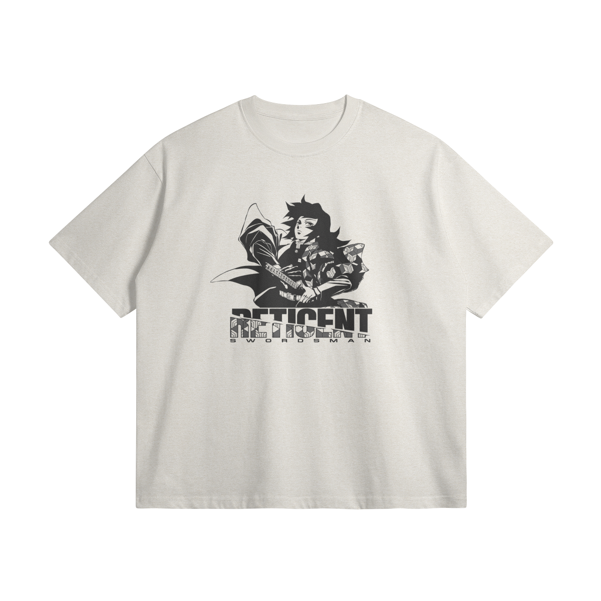 Giyu Tomioka 2 Heayweight Cotton T Shirt Giyu Tomioka Heavyweight Oversized T-Shirt