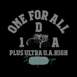 Alternative view of MHA Izuku Midoriya, 440GSM Oversized Hoodie