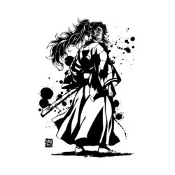 Alternative view of Kokushibo Heavyweight Oversized T-Shirt