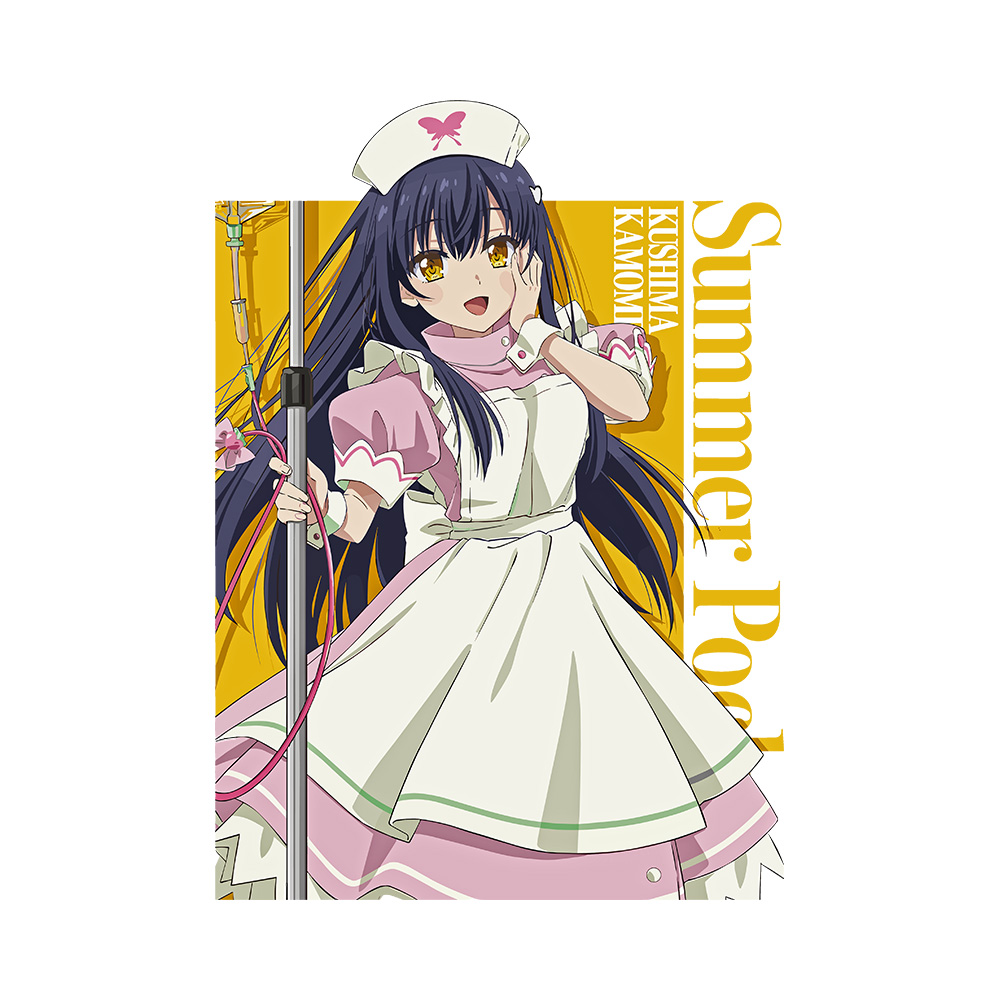 Kushima Kamome Art Preview Summer Pockets Kushima Kamome Oversized T-Shirt - Image 2