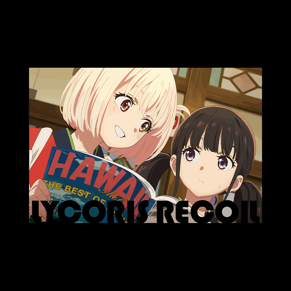 Lycoris Recoil 2 Art Preview Lycoris Recoil, Chisato & Takina Graphic T-Shirt - Image 2
