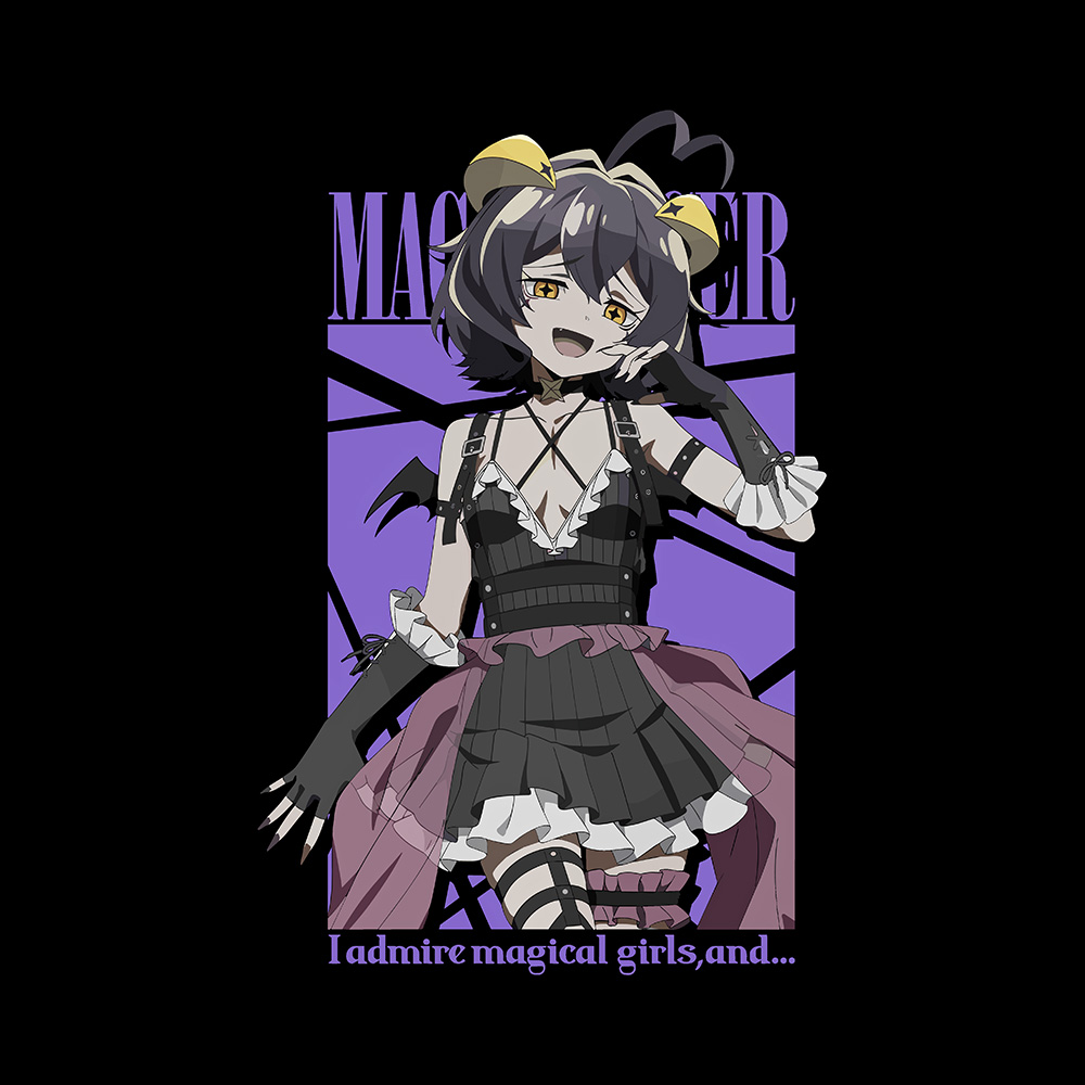 Magia Baiser 2 Art Preview Gushing over Magical Girls Heavyweight T-Shirt, Magia Baiser - Image 2