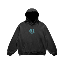 Alternative view of Miku Hoodie, Oversized 440GSM Faded Wash Effect