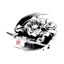 Alternative view of Muichiro Tokito Heavyweight Oversized T-Shirt