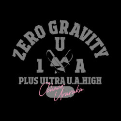 Alternative view of MHA Ochaco Uraraka, 440GSM Oversized Hoodie