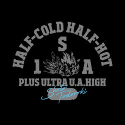 Alternative view of MHA Shoto Todoroki, 440GSM Oversized Hoodie