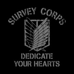 Alternative view of Survey Corps “Dedicate Your Hearts” Long Sleeve T-Shirt