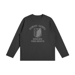 Survey Corps “Dedicate Your Hearts” Long Sleeve T-Shirt