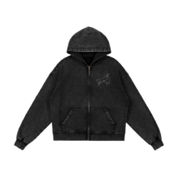 Alternative view of Ai Hoshino Snow Washed Zip Hoodie