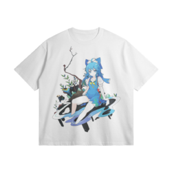 Cirno, Touhou Project Oversized Graphic T-Shirt