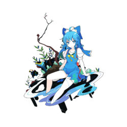 Alternative view of Cirno, Touhou Project Oversized Graphic T-Shirt