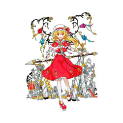 Alternative view of Flandre Scarlet, Touhou Project Oversized Graphic T-Shirt