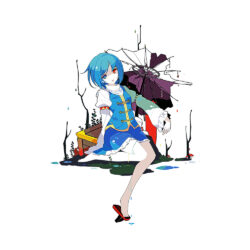 Alternative view of Kogasa Tatara, Touhou Project Oversized Graphic T-Shirt