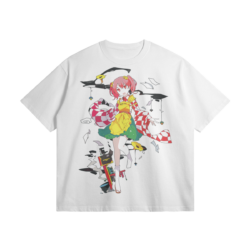 Art Kosuzu Motoori Oversized T Shirt Kosuzu Motoori, Touhou Project Oversized Graphic T-Shirt