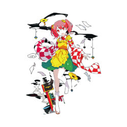 Alternative view of Kosuzu Motoori, Touhou Project Oversized Graphic T-Shirt