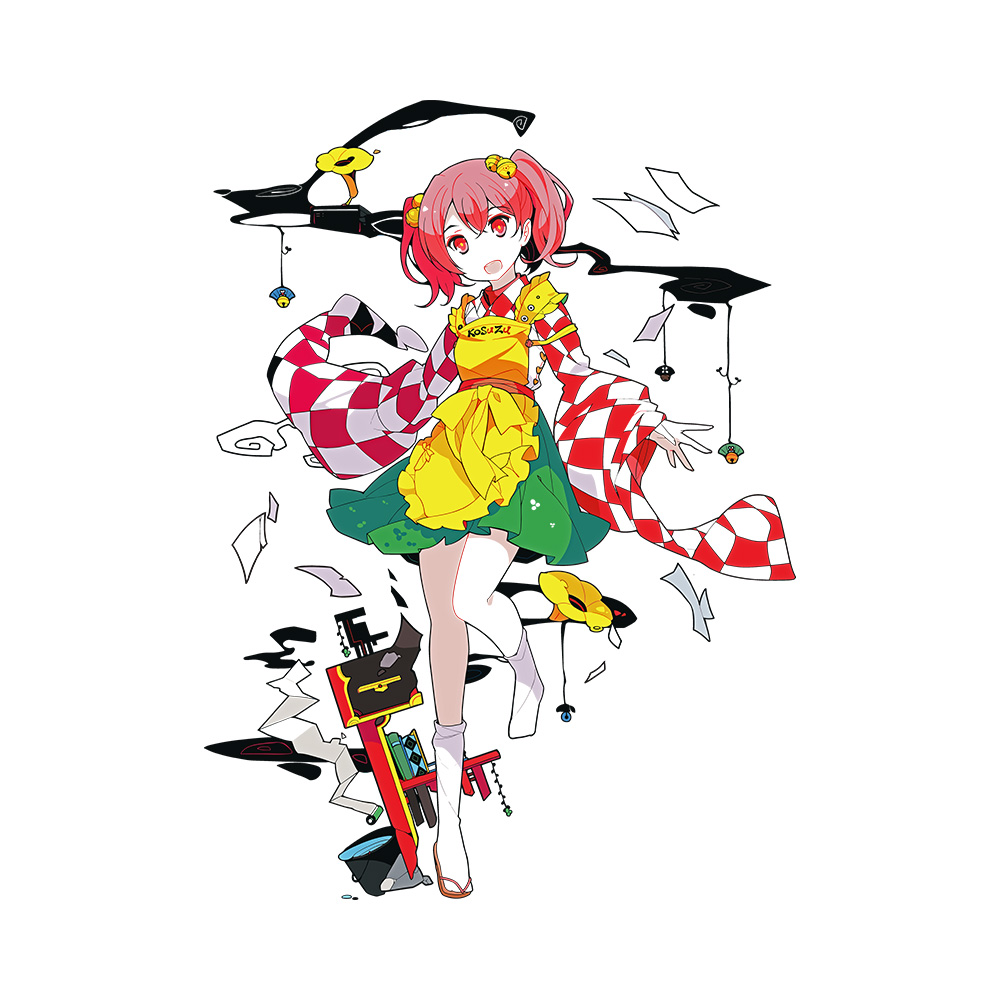 Art Kosuzu Motoori Preview Kosuzu Motoori, Touhou Project Oversized Graphic T-Shirt - Image 2