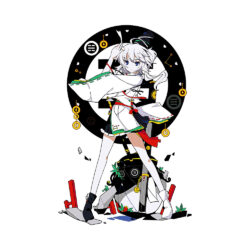 Alternative view of Mononobe no Futo, Touhou Project Oversized Graphic T-Shirt
