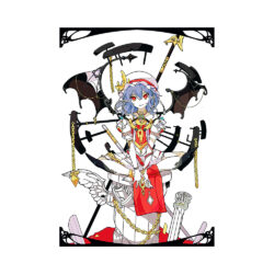 Alternative view of Remilia Scarlet, Touhou Project Oversized Graphic T-Shirt