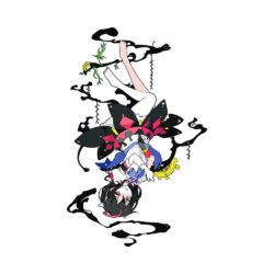 Alternative view of Seija Kijin, Touhou Project Oversized Graphic T-Shirt