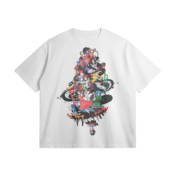 Art Touhou Oversized T Shirt Touhou Project Oversized Graphic T-Shirt