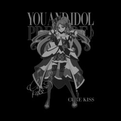 Alternative view of You and Idol Pretty Cure, Cure Kiss T-Shirt