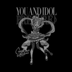Alternative view of You and Idol Pretty Cure, Cure Kyun-Kyun T-Shirt