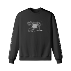 Escape the Mimic Black Sweatshirt Front Frieren “Escape the Mimic” Sweatshirt