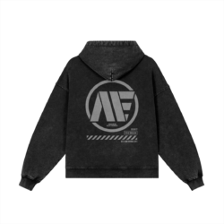 Anaheim Electronics Snow Washed 440GSM Zip Hoodie Back UC Gundam Anaheim Electronics 440GSM Snow-Washed Zip Hoodie