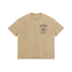 Armored Assault Force 285GSM Washed T Shirt Front UC Gundam Armored Assault Force 285GSM Washed T-Shirt - Principality of Zeon