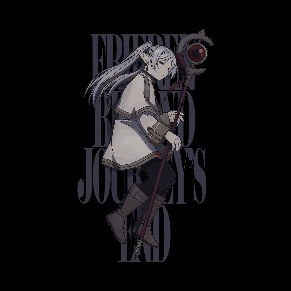 Frieren Beyond Journeys End Art Preview Frieren T-Shirt - Image 2