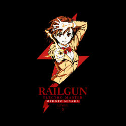 Alternative view of Railgun Level 5 Long Sleeve T-Shirt