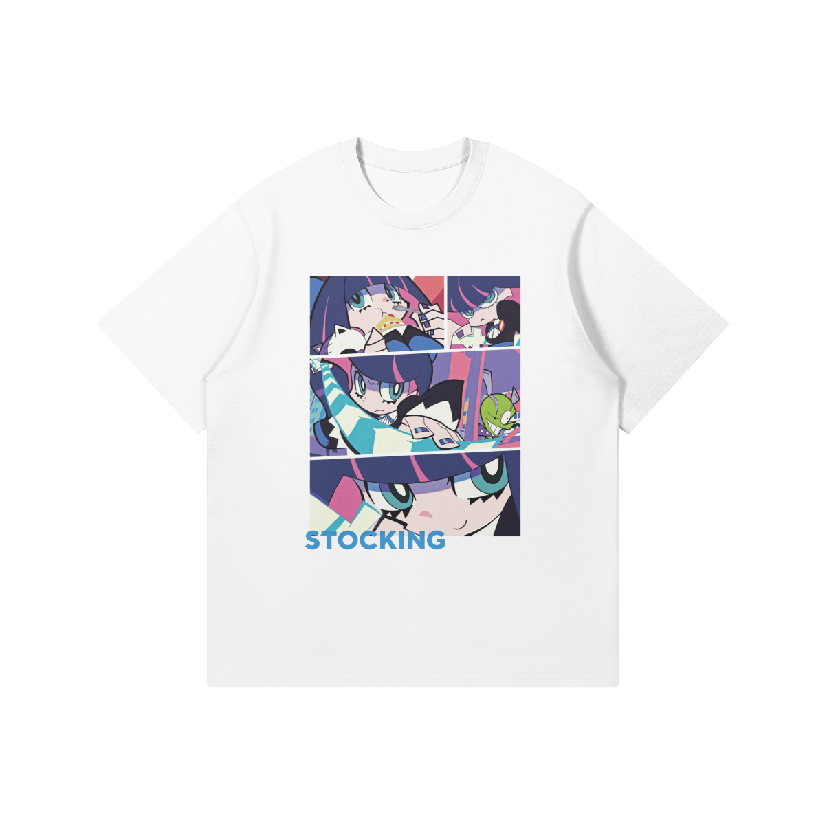 Stocking Panel T Shirt Panty & Stocking, Stocking T-Shirt