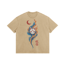 Foxfire Under the Moon - Heavyweight 285GSM Washed T-Shirt