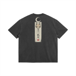 Alternative view of Gekka no Yōin - 285GSM Washed Yokai T-Shirt