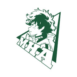Alternative view of Izuku Midoriya 305GSM T-Shirt