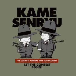 Alternative view of Kame Senryu Tournament - 285GSM Faded Wash Dragon Ball T-Shirt