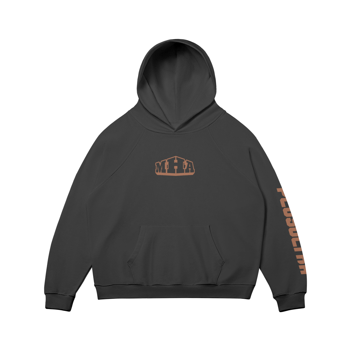 Katsuki Bakugo 380GSM Hoodie Front Katsuki Bakugo Heavyweight Hoodie