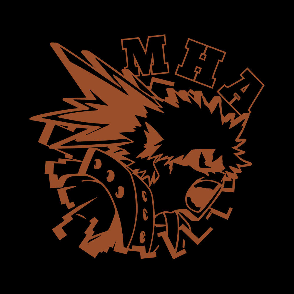 Katsuki Bakugo Art Preview 1 Katsuki Bakugo Heavyweight Hoodie - Image 3