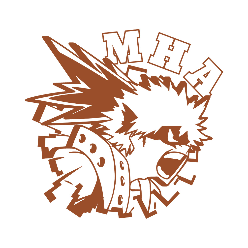 Katsuki Bakugo Art Preview Katsuki Bakugo 305GSM T-Shirt - Image 2