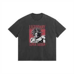 Broly Legendary Super Saiyan - 285GSM Faded Wash T-Shirt