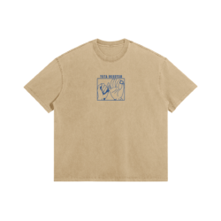Lineart Yuta Okkotsu Faded Wash T Shirt Yuta Okkotsu - 285gsm Faded Wash T-Shirt