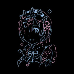 Alternative view of Re:Zero, Rem T-Shirt