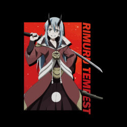 Alternative view of Rimuru's Benimaru Cosplay