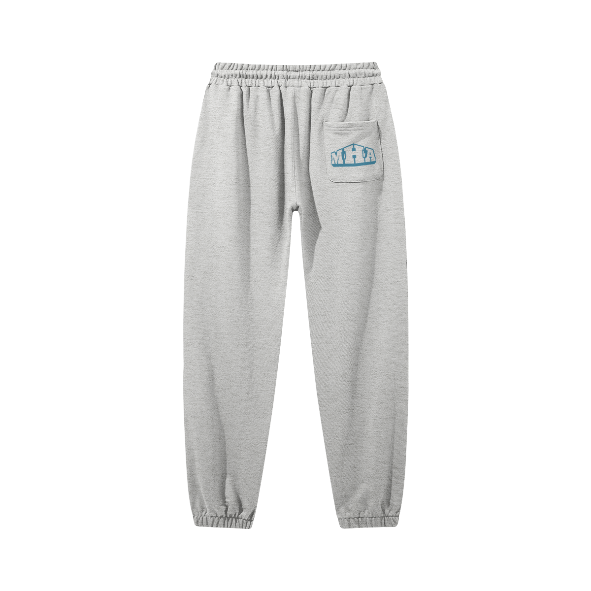 Shoto Todoroki Sweatpants Gray Back Shoto Todoroki Sweatpants - Image 2