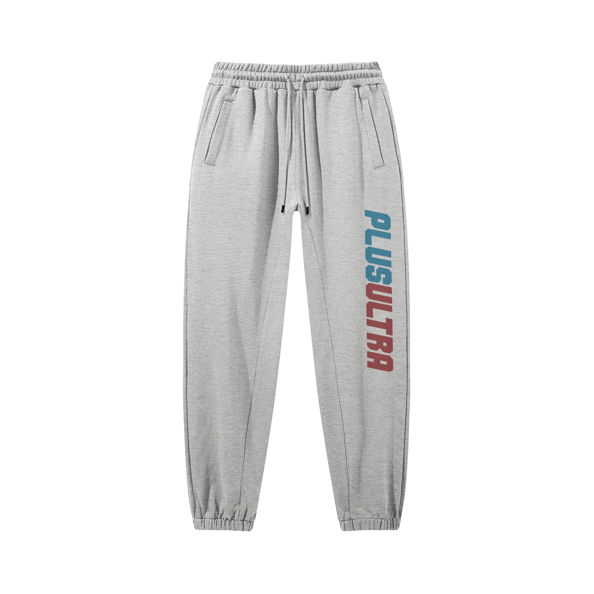 Shoto Todoroki Sweatpants Gray Front Shoto Todoroki Sweatpants