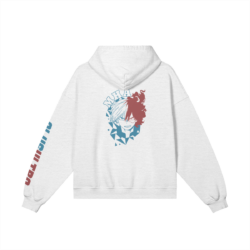 Alternative view of Shoto Todoroki Zip Hoodie - 440GSM Heavyweight Hoodie