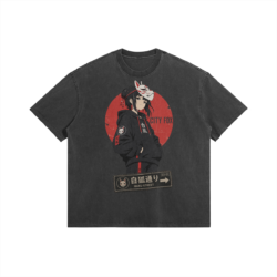 City Fox, 285GSM Faded Wash T-Shirt